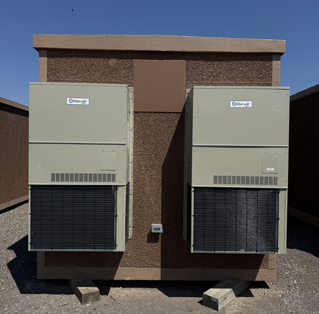 Newly reconditioned 10x20 Fibrebond concrete communication building with new 3-ton Marvair HVACs - Photo 3
